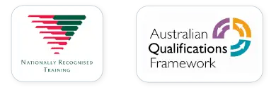 Nationally Recognised Training and Australian Qualifications Framework logos